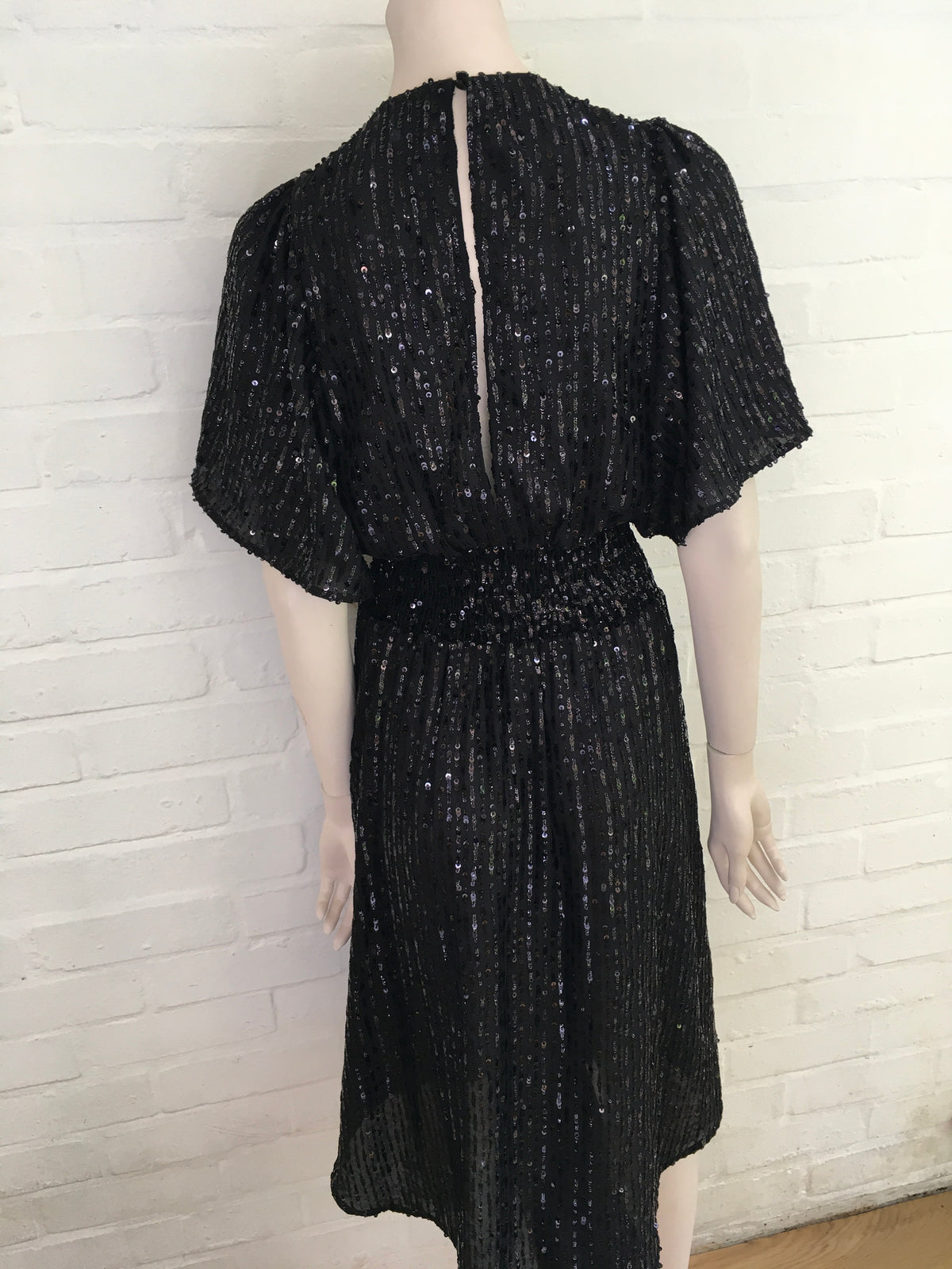 MAJE Sequin-embellished midi dress Size 3 L large ladies