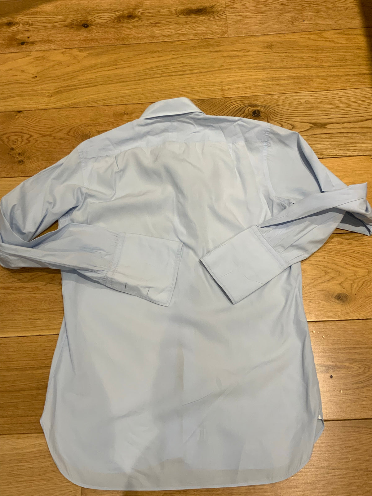 TURNBULL & ASSER Mens Blue Handmade in England Shirt Size 39 cm men