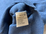 BOCK COPENHAGEN KIDS blue cotton wool blend thin knit cardigan 9-10 years Boys children