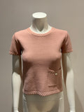 Runaway Knit Pink Top Size S small ladies