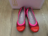 Pretty Ballerinas - Shirley Flat Tweed Cap Toe Shoes 40 UK 6 US 10 ladies