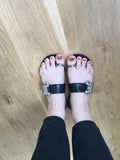 Giuseppe Zanotti Embellished Leather Sandals Flats Ladies