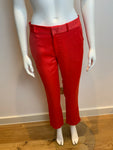 Ralph Lauren Blue Label Red Silky Pants Trousers Size US 4 UK 8 S SMALL ladies