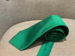 TURNBULL & ASSER Mens Green Jacquard Dots Tie Handmade men