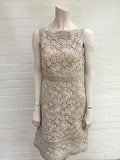 Valentino Cotton-blend broderie anglaise and linen Dress Elegant Ladies