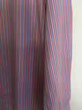 Thomas Pink Mens Pink With Blue/ White Stripe 15 1/2“ 39cm Collar Designer Shirt men