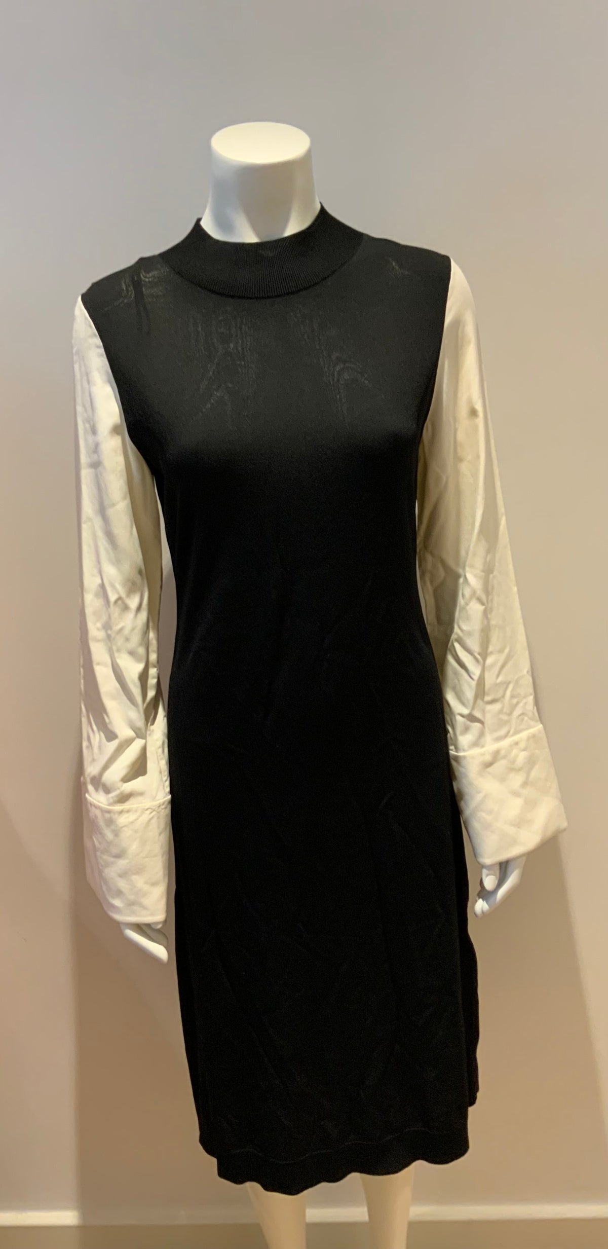 COS silk sleeves knit midi dress Size S Small ladies