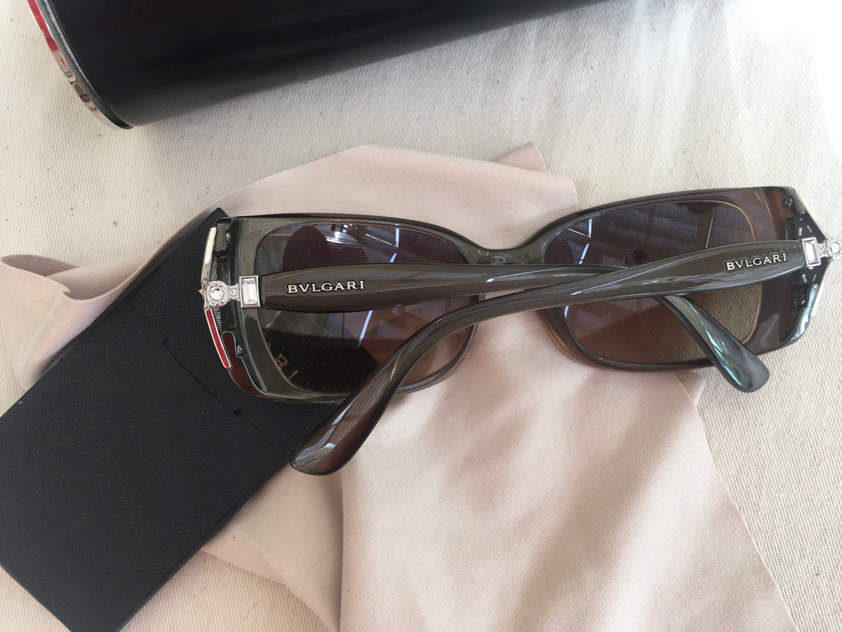 BVLGARI SWAROVSKI CRYSTAL BV 8099B 55 986/13 SUNGLASSES ladies
