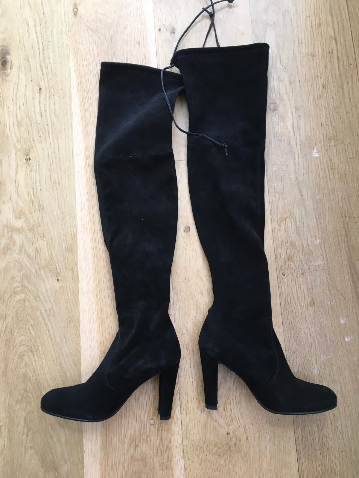 STUART WEITZMAN Russell & Bromley Over the Knee Suede Boots Size 34 UK 1 US 4