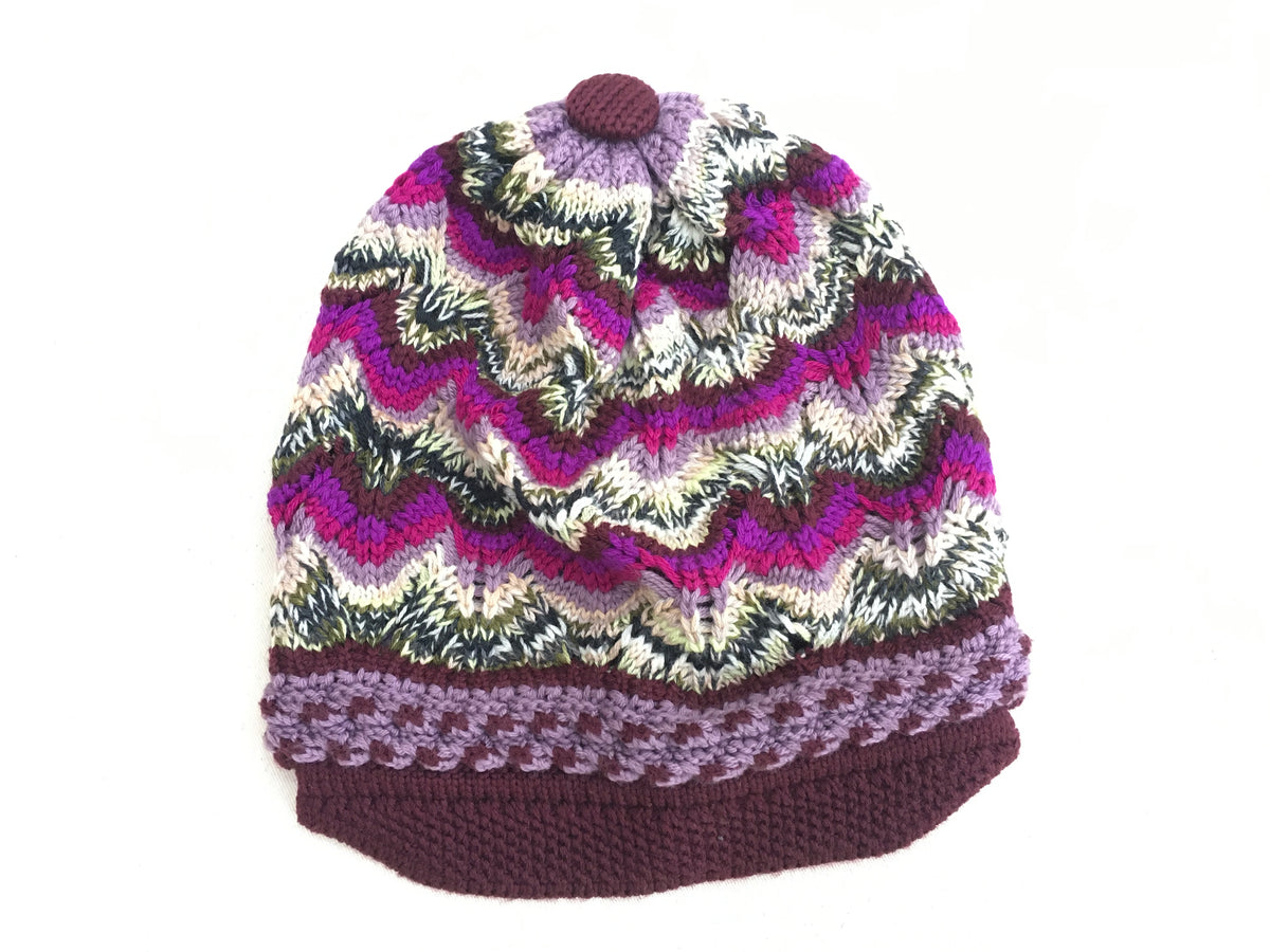 MISSONI Wool Beanie Knit Hat ladies
