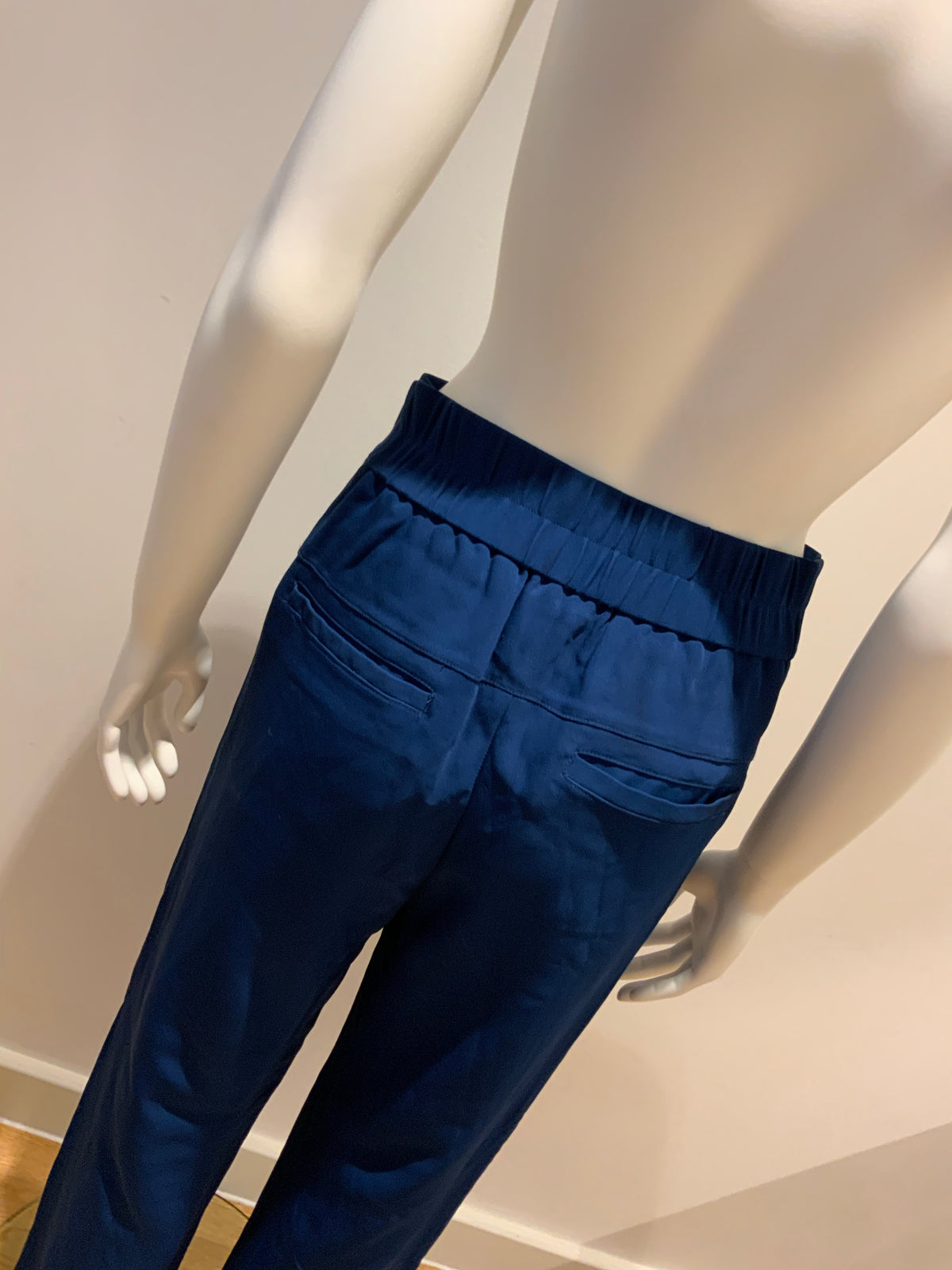 Amazing MIXED Brazil High Waisted Blue Pants Trousers Size 38 UK 10 US 6 ladies