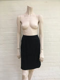 Gunex for Brunello Cucinelli Black Office Casual Skirt Size I 40 US 4 UK 8 S ladies
