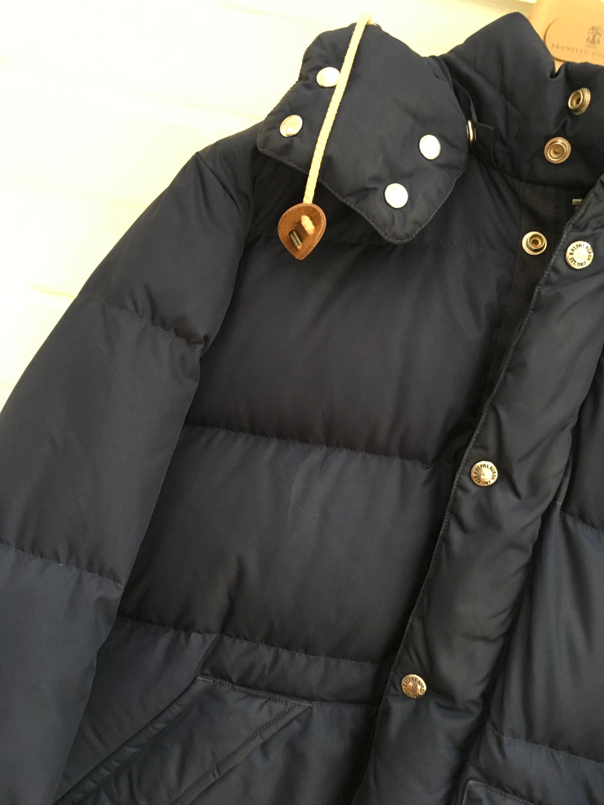 RALPH LAUREN POLO PUFFER DOWN JACKET IN NAVY Amazing Size M MEDIUM Men