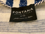 Fontana Couture Milano 1928 Striped Hand Made in Italy Tweed Coat Size L large ladies