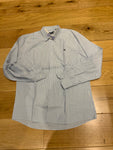 Crawford Blue Label SLIM FIT LONG SLEEVE BUTTON-UP PIN STRIPED SHIRT SIZE 5 XL men