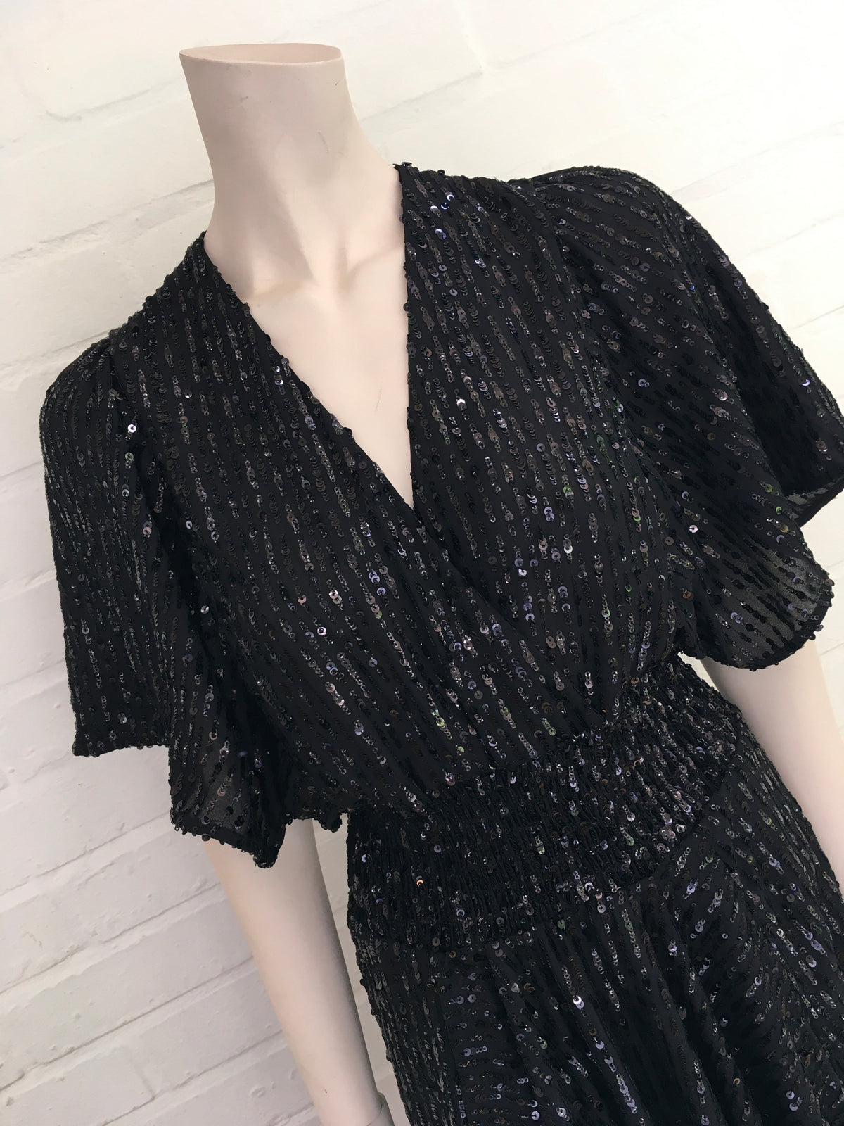 MAJE Sequin-embellished midi dress Size 3 L large ladies