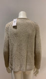 Ralph Lauren POLO Beaded Metallic Rollneck Wool Knit Sweater Jumper Size S/P ladies