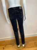 Brown Armani Jeans Velvet Straight Leg Jeans Size 30 ladies