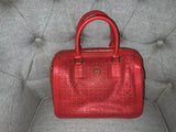 TORY BURCH Kelsey Middy Satchel in Poppy Red Bag Handbag ladies