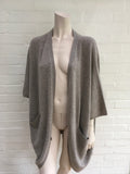 Madeleine Thompson Cashmere Asymmetric Oversized Cardigan XS Fits Big Ladies