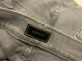 MOTHER The Insider Crop Step Fray Faded Black Denim Jeans Size 26 ladies