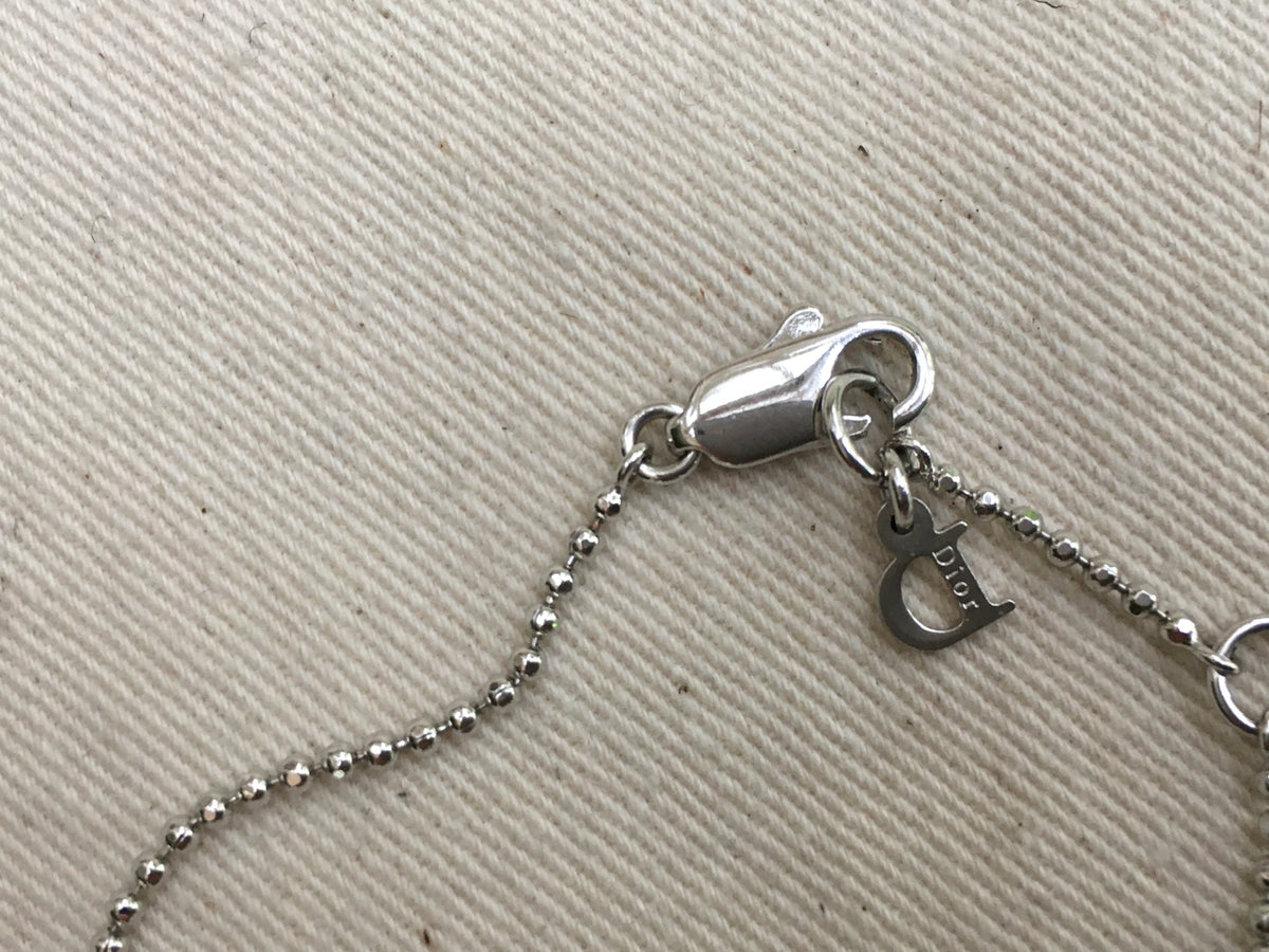 Dior Christian Dior Iconic Silver Dice Charm Bracelet Rare 13.8 grams ladies