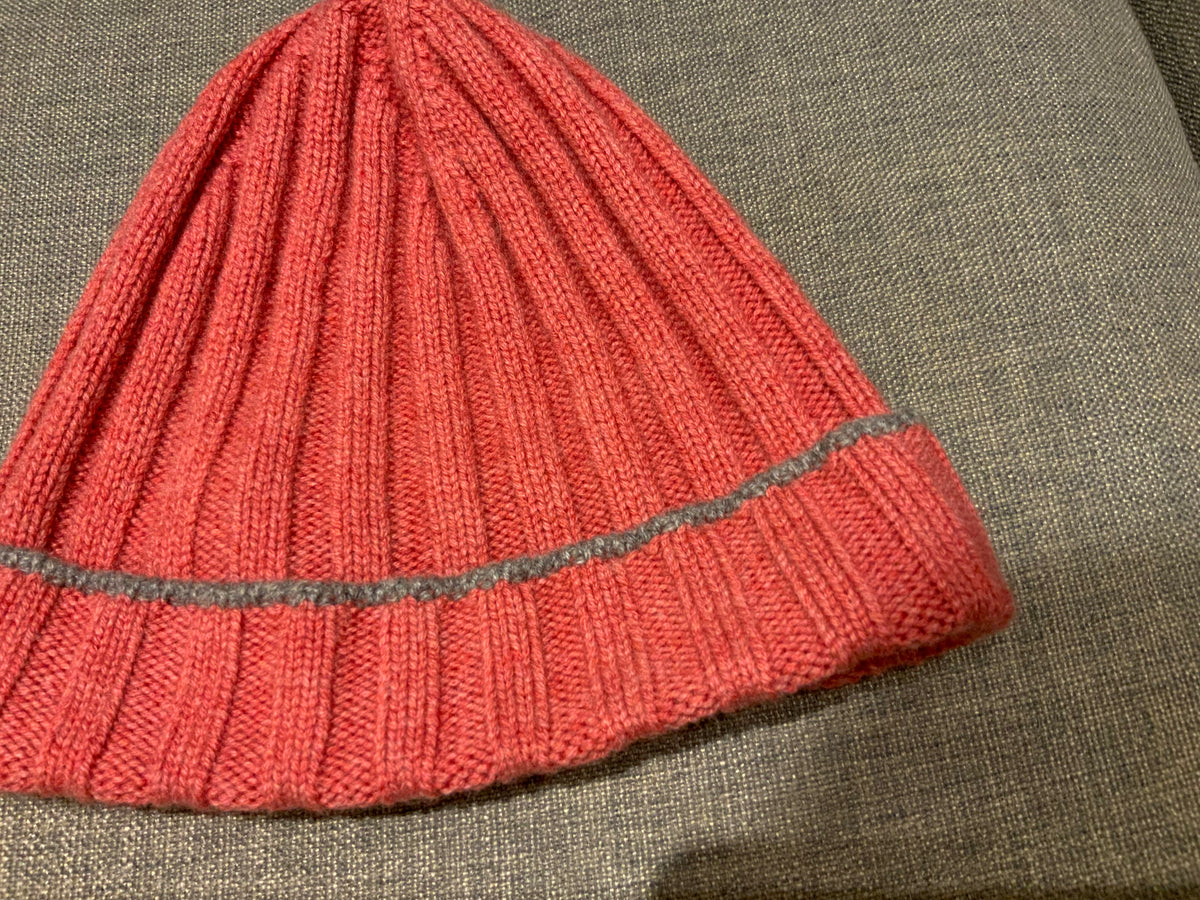 Brunello Cucinelli Cashmere rib knit Beanie Hat Size M men