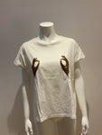 JASMINE DI MILO RUNAWAY COUTURE BEADEE TEE TOP T SHIRT SIZE M MEDIUM ladies