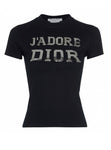 Christian Dior J'Dior Vintage Embellished T shirt Size F 36 UK 10 US 4 ladies