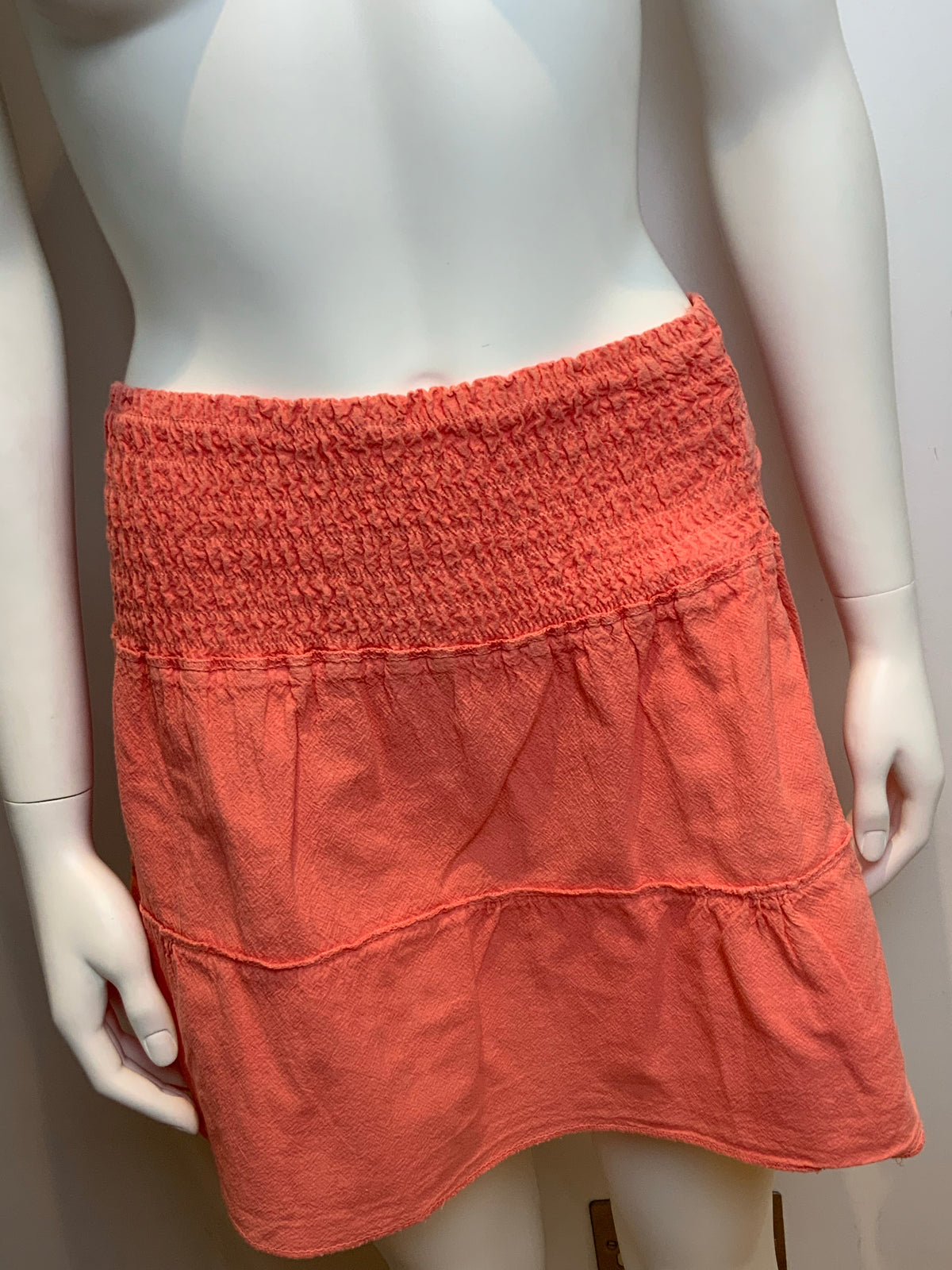 Charlotte Solnicki Orange Mini SKIRT Size S small ladies
