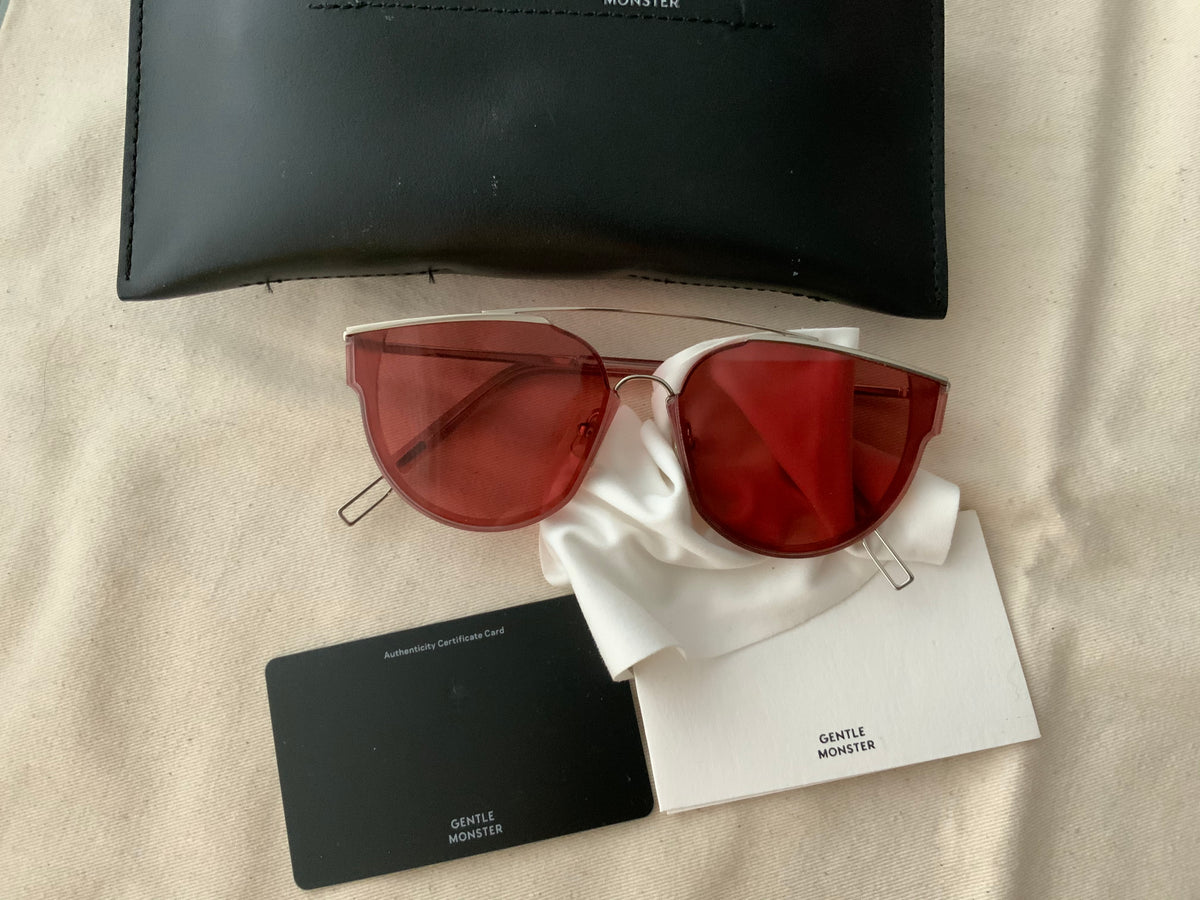 Gentle Monster Loe tinted D-frame sunglasses ladies