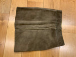Bavarian suede leather mini skirt US 4 UK 8 S Small ladies
