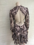 ZIMMERMANN MOST WANTED Juno open-back ruffled silk-crepon mini dress  Ladies