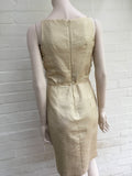 Badgley Mischka Gold Vintage 90s Special Dress Ladies