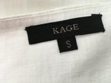 KAGE white linen skirt Size S Small ladies
