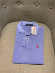 Polo Ralph Lauren Classic Fit Lake Blue Distressed Polo T shirt Size S/P Small men