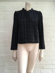 Vanessa Bruno Athé Wool Blend Checked Short COAT JACKET Ladies