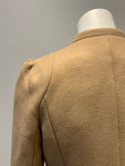 Vanessa Bruno Athé Fall lambswool neural beige coat Size F 34 UK 4 US 2 ladies