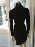 Mugler Grommet-Detail Mini Dress in Black  LADIES