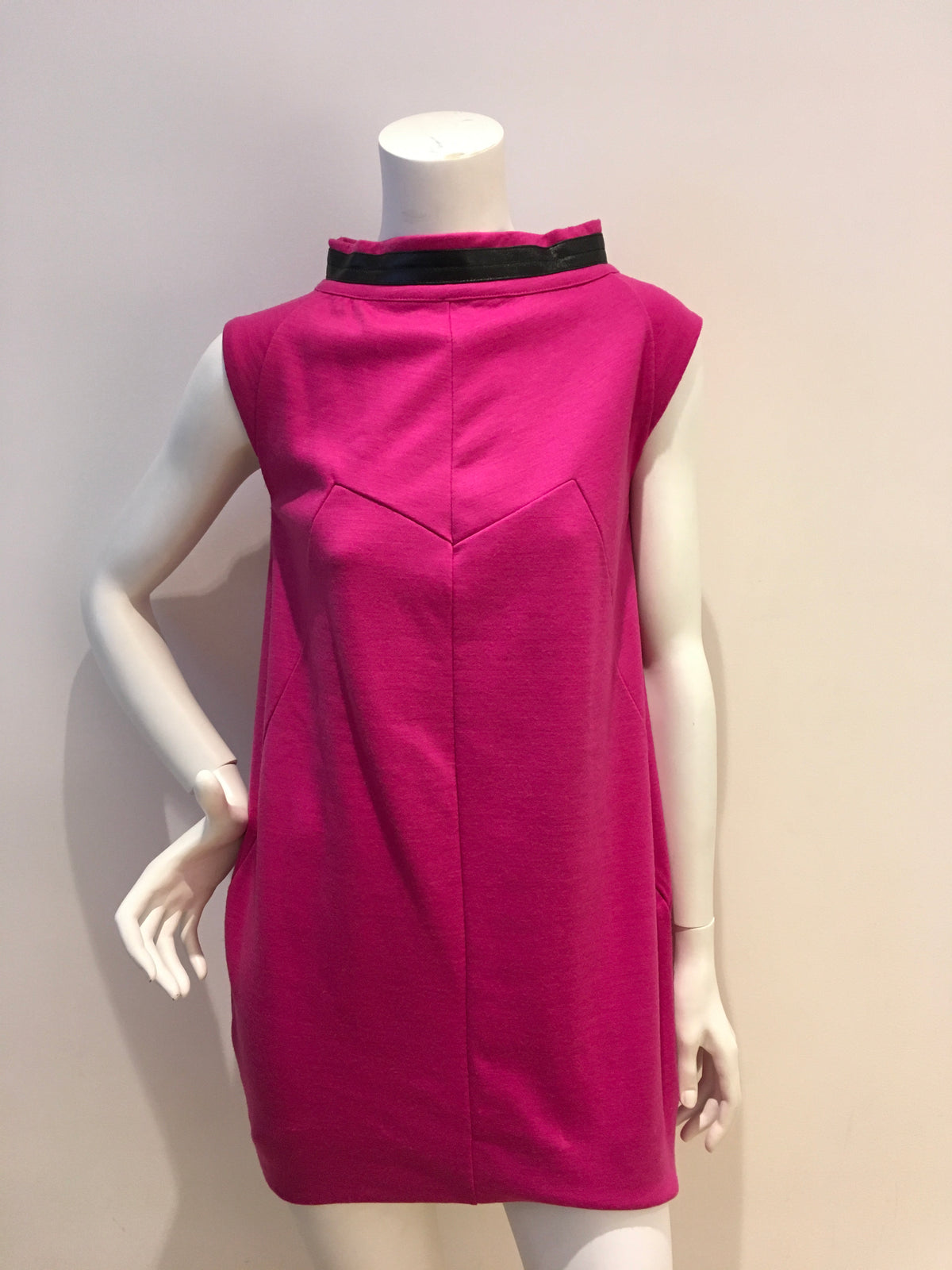 MARC MARC JACOBS PINK Wool sack mini dress Size XS ladies