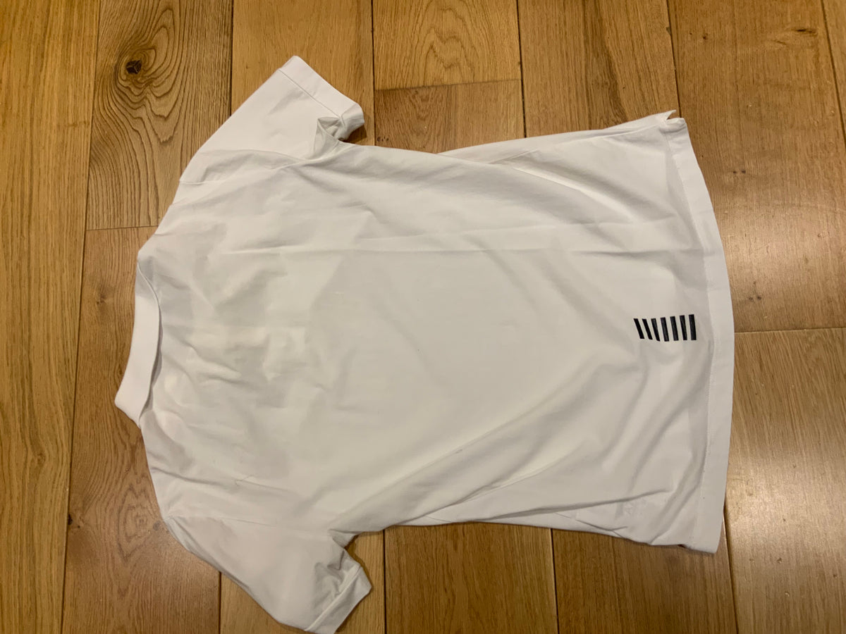 Ea7 Emporio Armani White Polo Top Size XL men