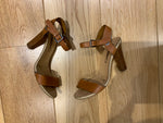Ralph Lauren Collection Brown Leather Sandals Size 9 UK 6 39 ladies