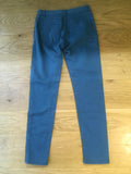 LORO PIANA Blue Mid Waist Straight Leg Jeans Denim Pants I 40 Ladies