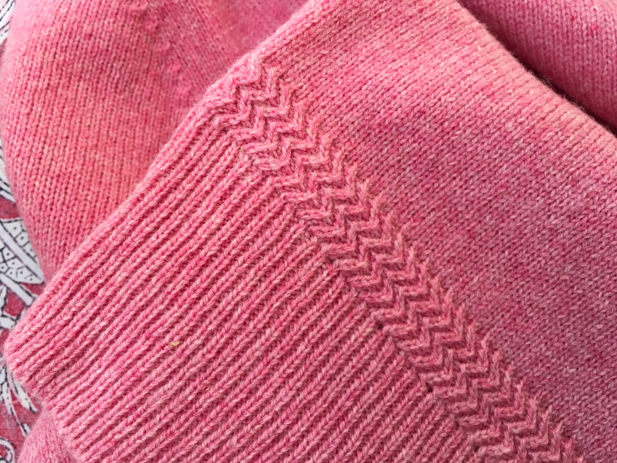 ARKET PINK WOOL KNIT OVERSIZED SWEATER JUMPER Ladies