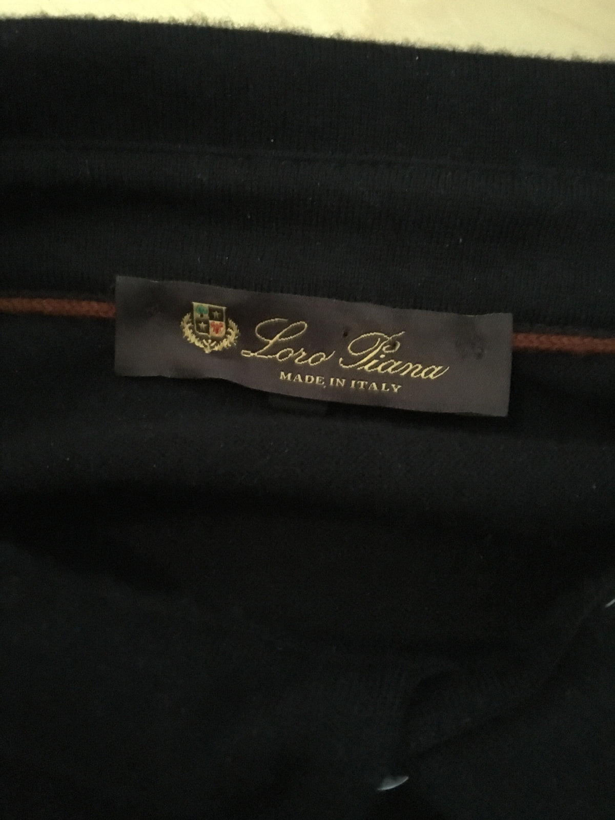 LORO PIANA LONG SLEEVE CASHMERE SWEATER SIZE I 52 XL MEN