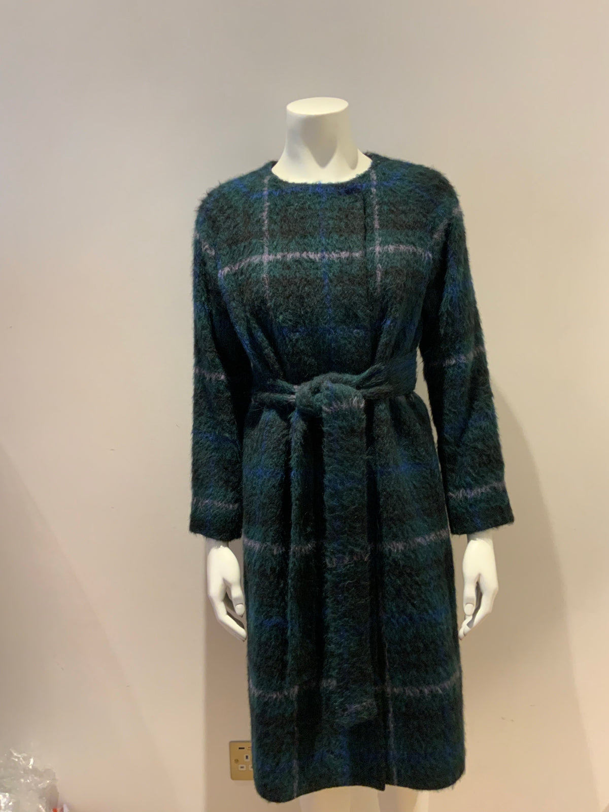 GallardaGalante Gallarda Galate Amazing Check Mohair Wool Coat Size F One size ladies