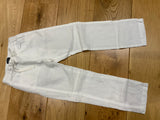 il gufo Boys' White Linen Trousers Pants Size 6 years old children