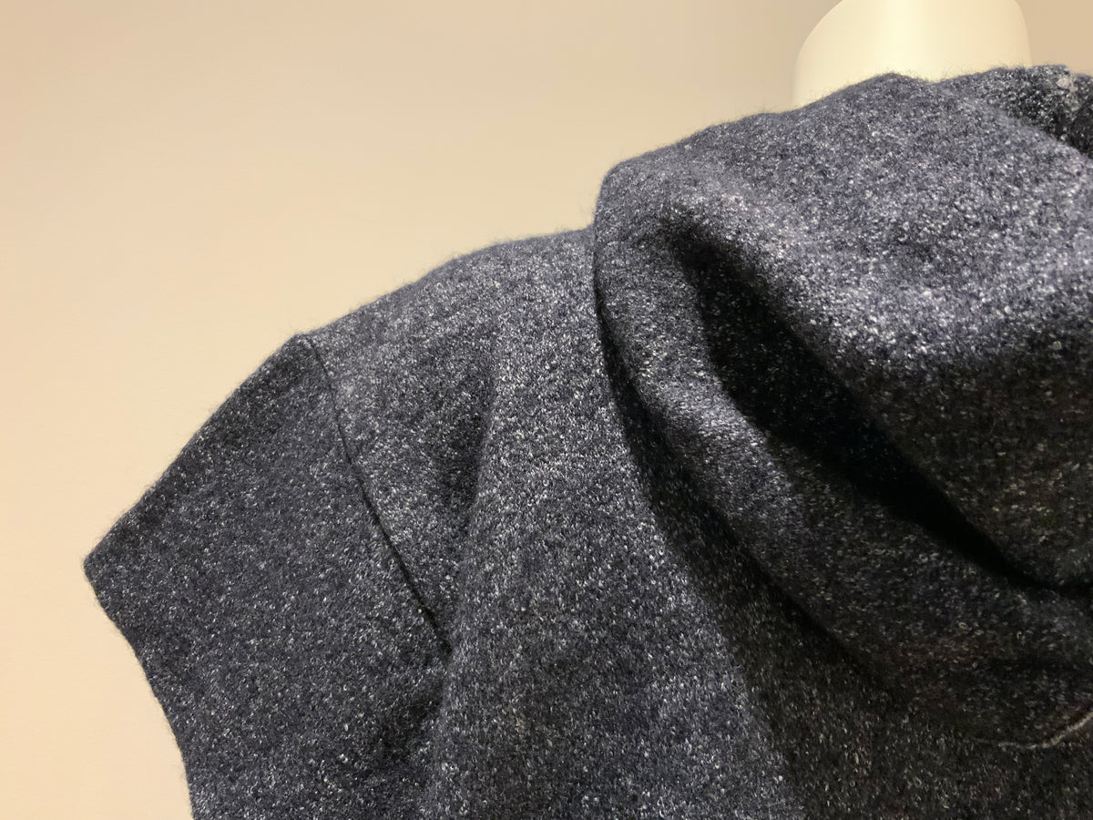 ISABEL MARANT ÉTOILE Dresley Anthracite Wool Hooded Sweater Size 36 US 4 UK 8 ladies