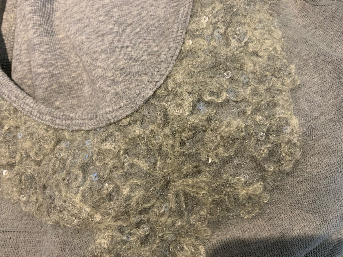 Brunello Cucinelli Superkid Mohair Knit & Sequins Tank Top Size XS / S ladies