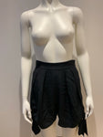Chloé Chloe Black High Waist Iconic Tie Detail Shorts Size F 36 US 4 UK 8 ladies